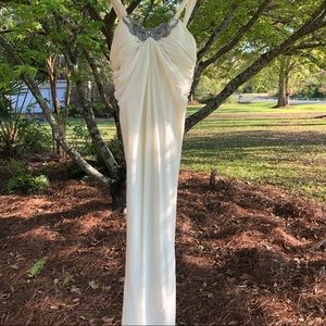 Unique and beautiful Ivory formal dress